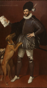 Painting of Man and Dogs