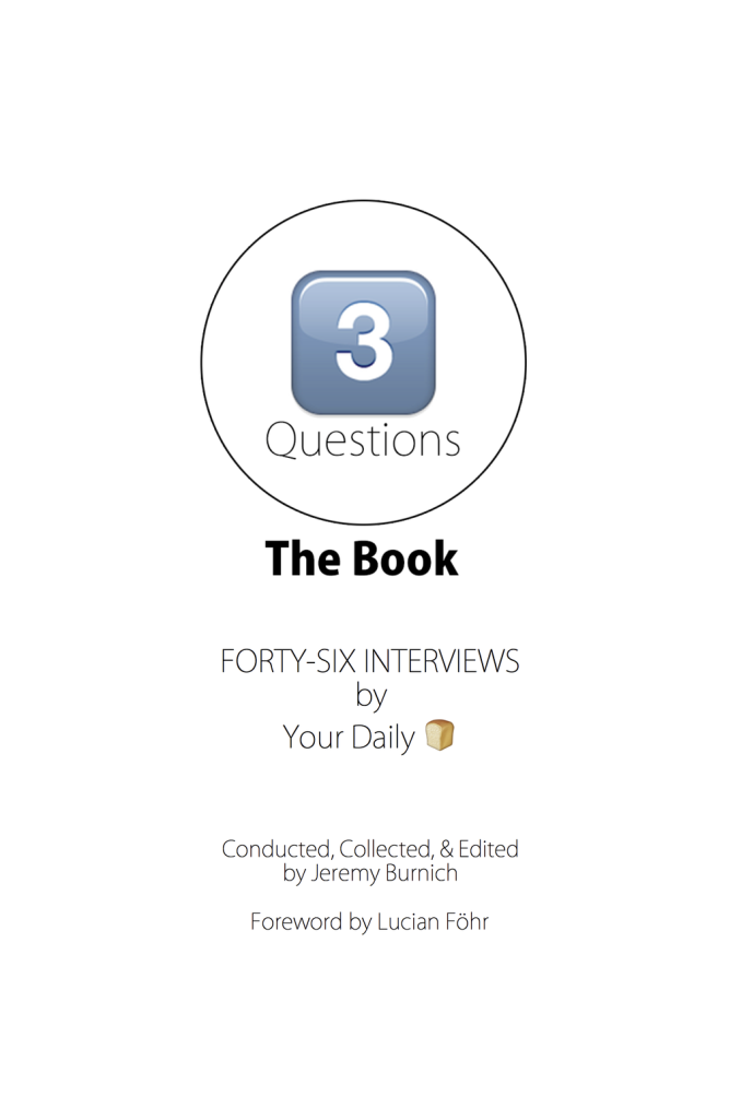 3 Questions Book Cover