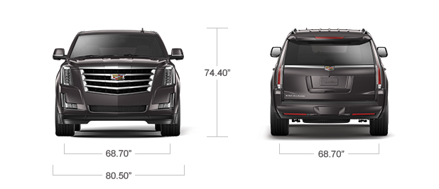 2016 escalade dimensions