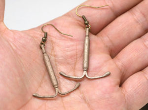 IUD Earrings - match your IUD pendant!